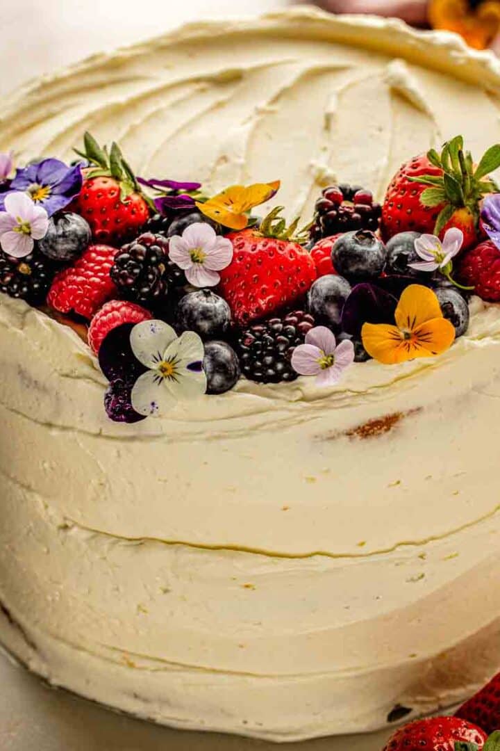 berry chantilly cake for Mother's Day