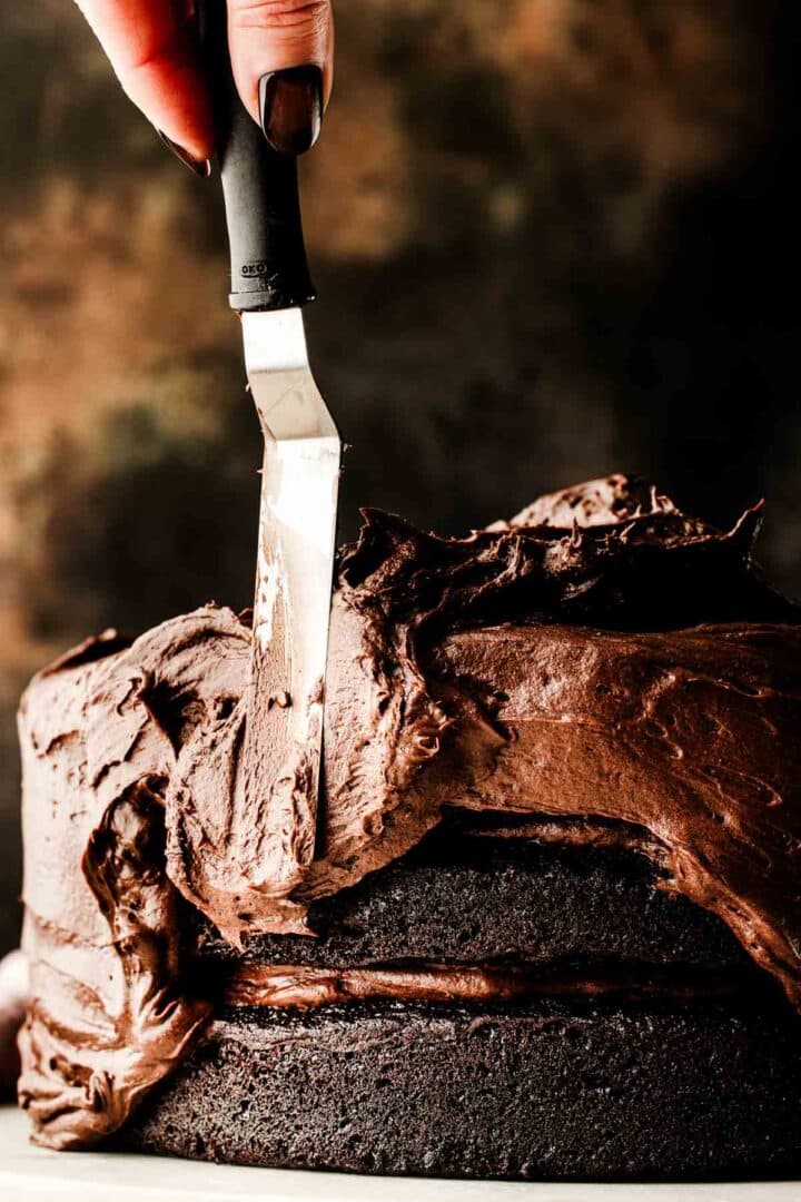 dark chocolate cream cheese frosting