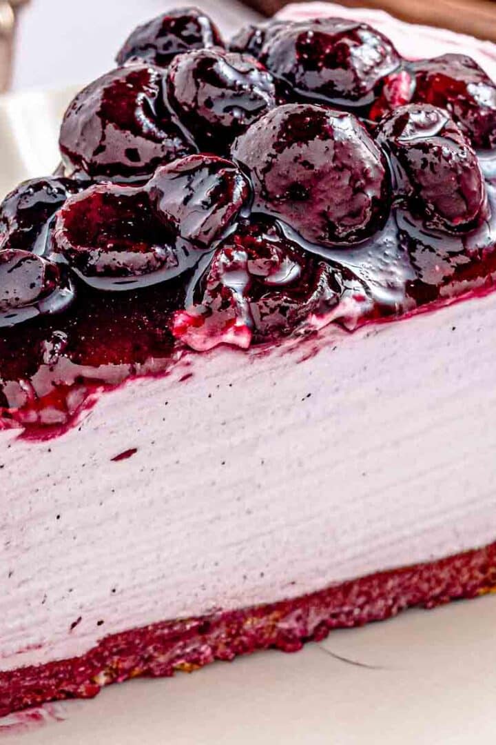 no bake blueberry cheesecake