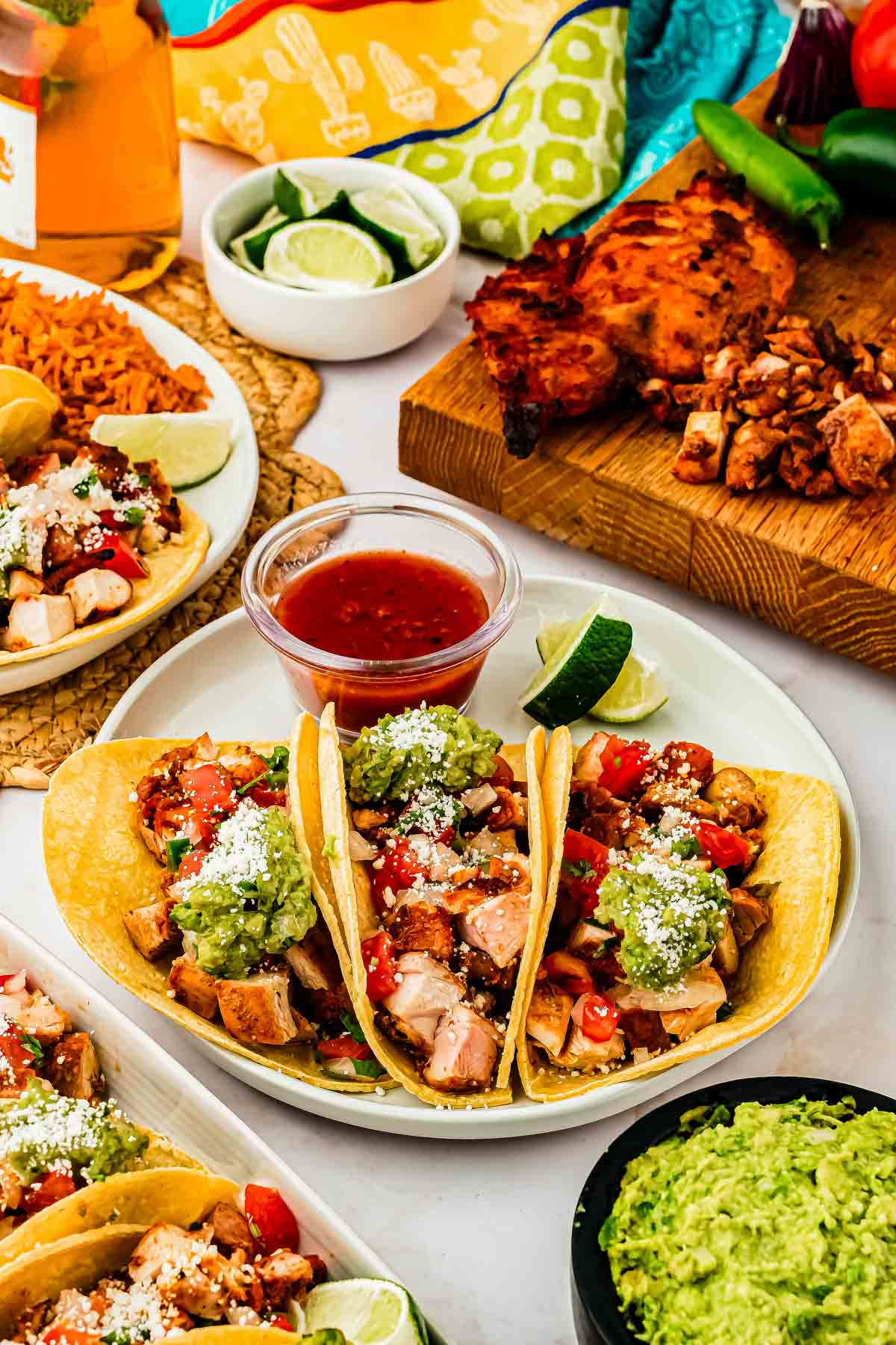 pollo asado taco