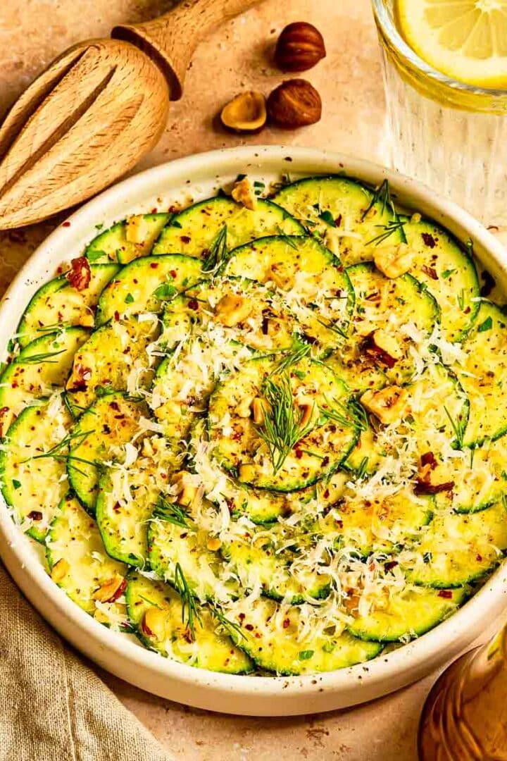 zucchini carpaccio