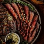 smoked reverse sear top sirloin
