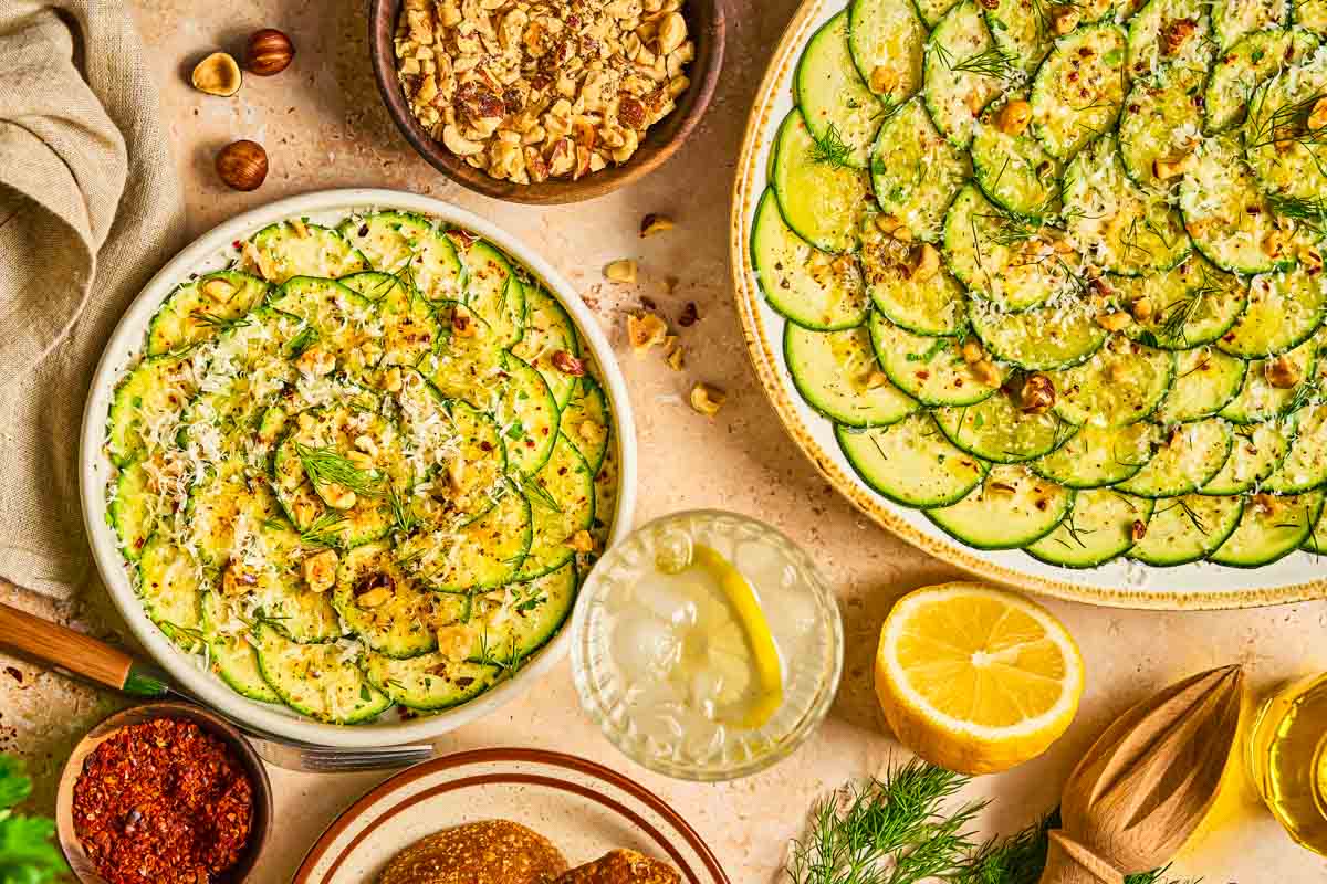 How to Eat Zucchini Raw: No-Oven Zucchini Carpaccio Salad