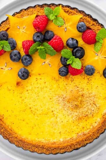 French Cooking Berry Custard Tart
