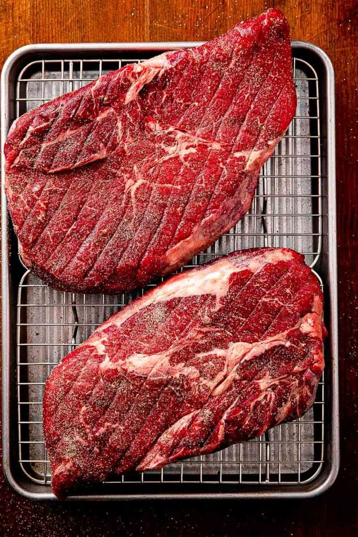 Top Sirloin with fat around it