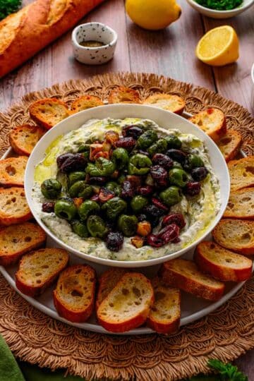 Whipped Feta with Roasted Olives