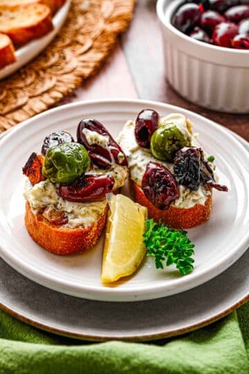 Whipped Feta with Roated Kalamata Olives