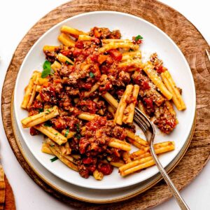 Beef Bolognese with Cavatelli