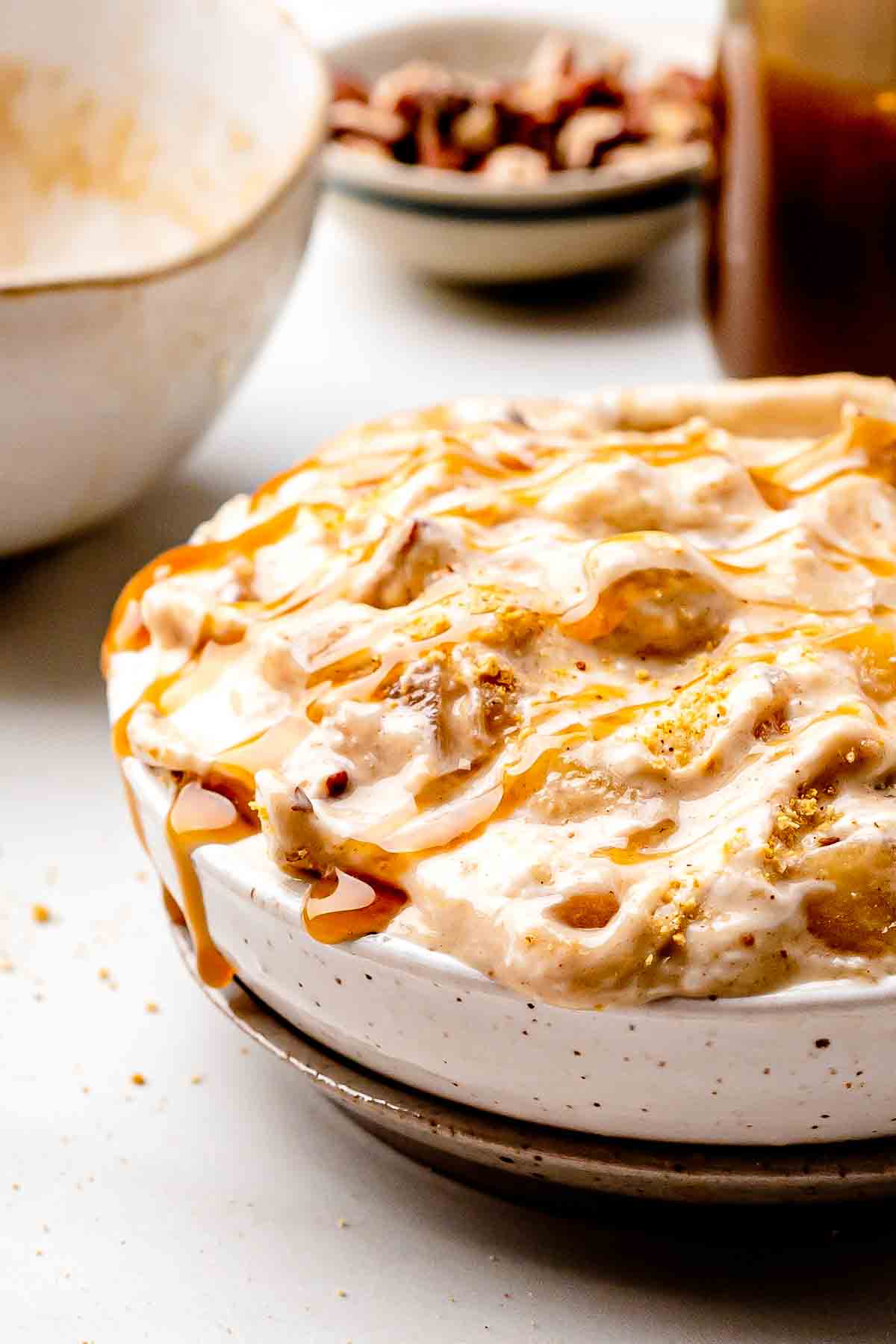 caramel apple cheesecake dip