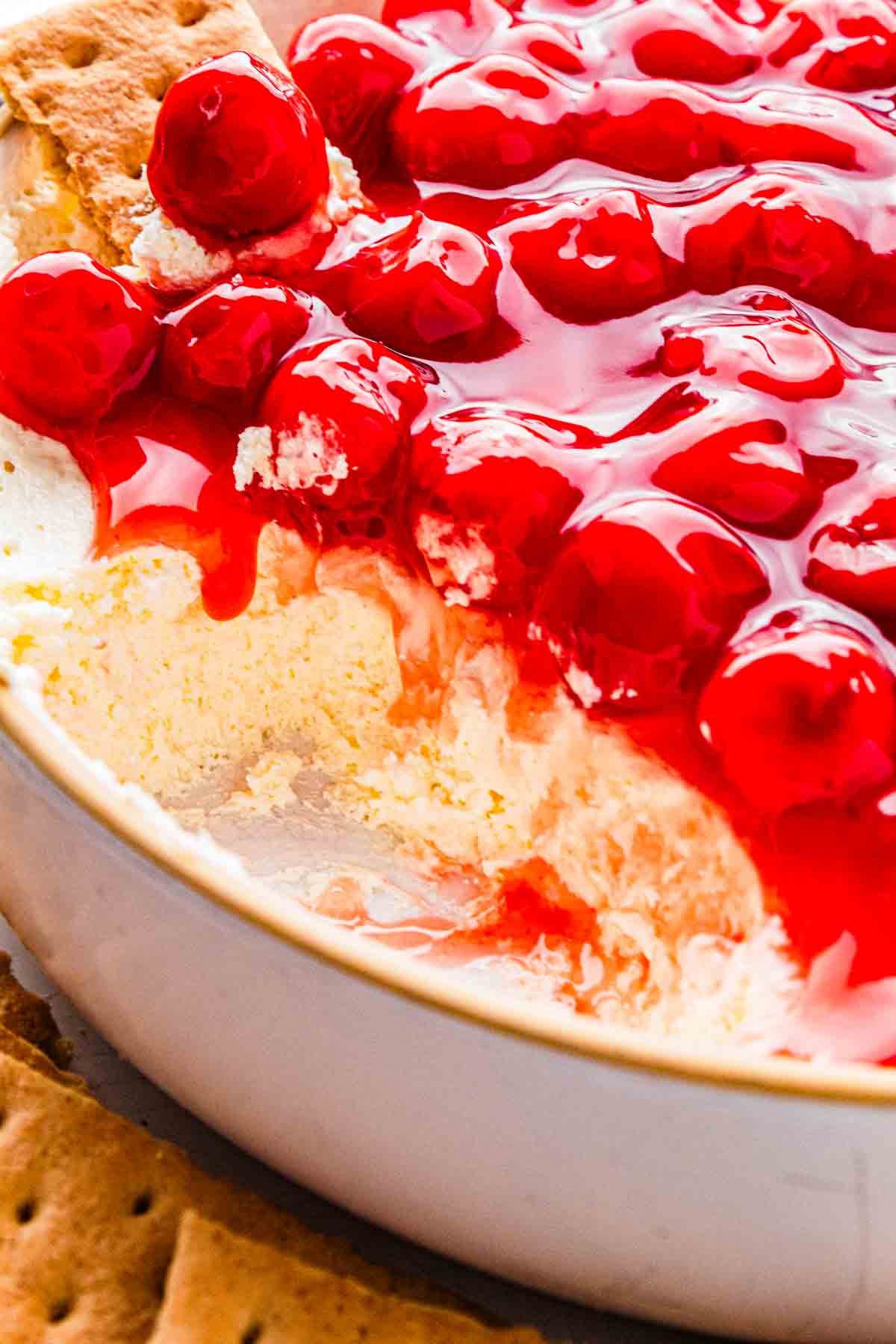 cherry cheesecake dip