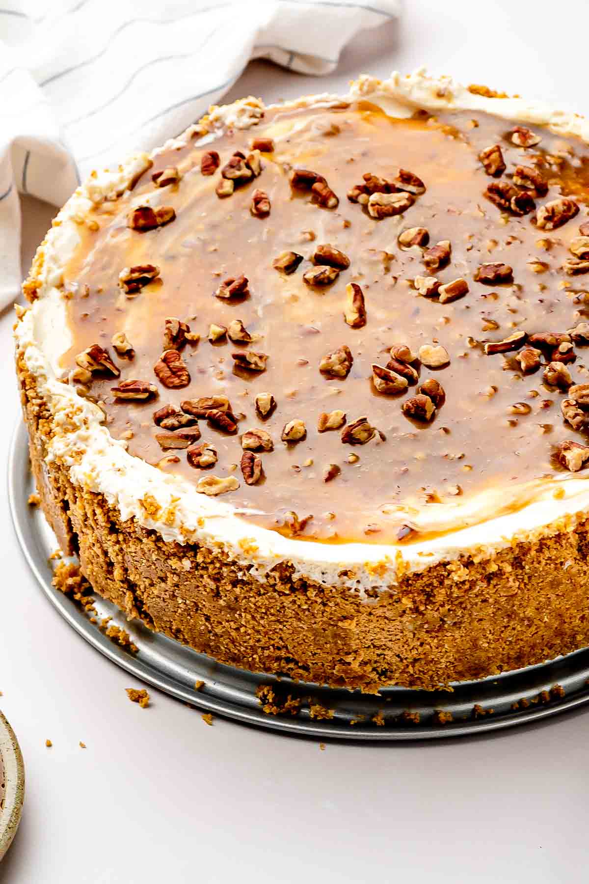 No Bake Pecan Pie Cheesecake