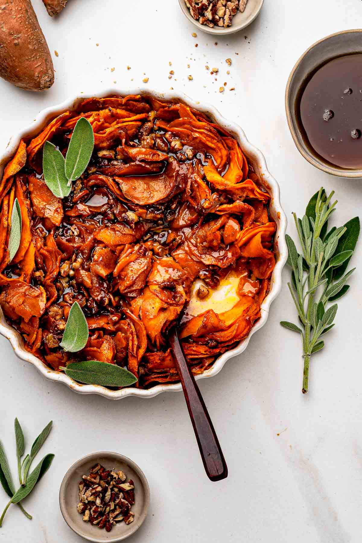 Sliced Sweet Potato Casserole